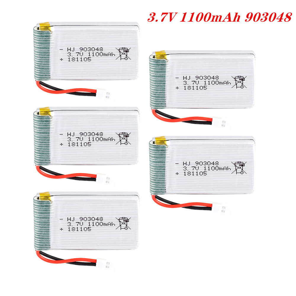 Drone Battery Lipo - Batterie Lipo Rechargeable, 3.7V, 1100mAh, 903048,