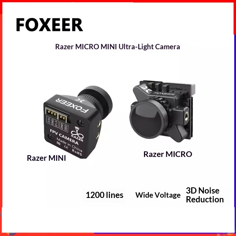 Drone Battery High Voltage - Caméra FPV FOXEER Razer MICRO ultra-légère