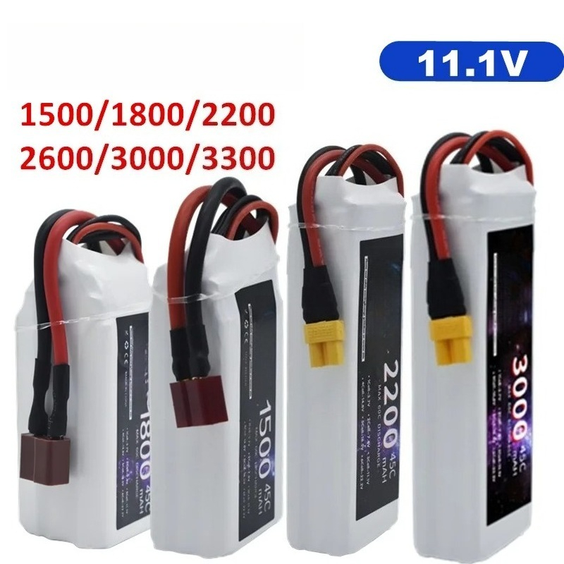 Drone Battery 3S - Batterie LiPo 3S 1500mah 1800mAh 2200mah