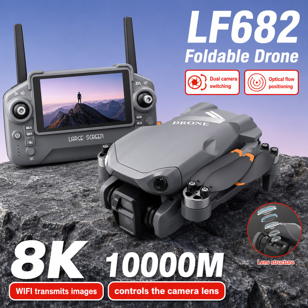 Drone Battery Charger - Drone photo aérien LF682 8K HD