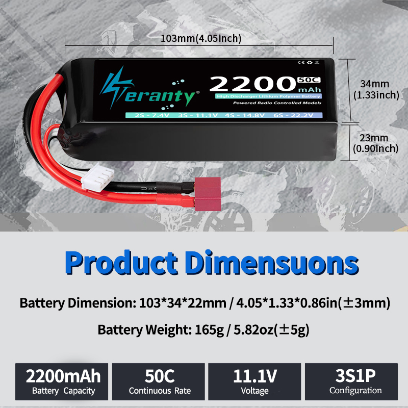 Batterie Lipo TERANTY 3S 2200/ - Drone Battery 3S avis et prix