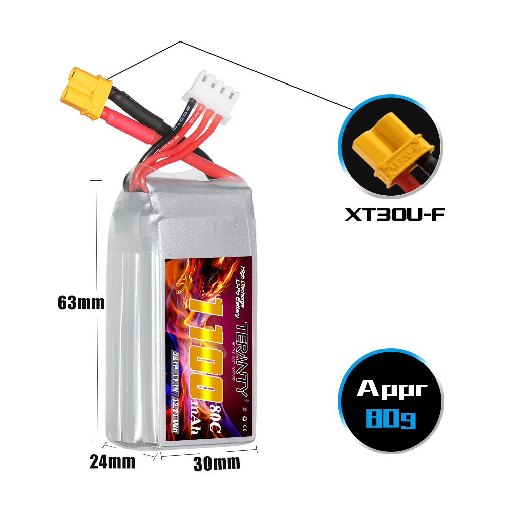 Batterie LiPo TERANTY 3S 11.1V - Drone Battery 3S avis et prix
