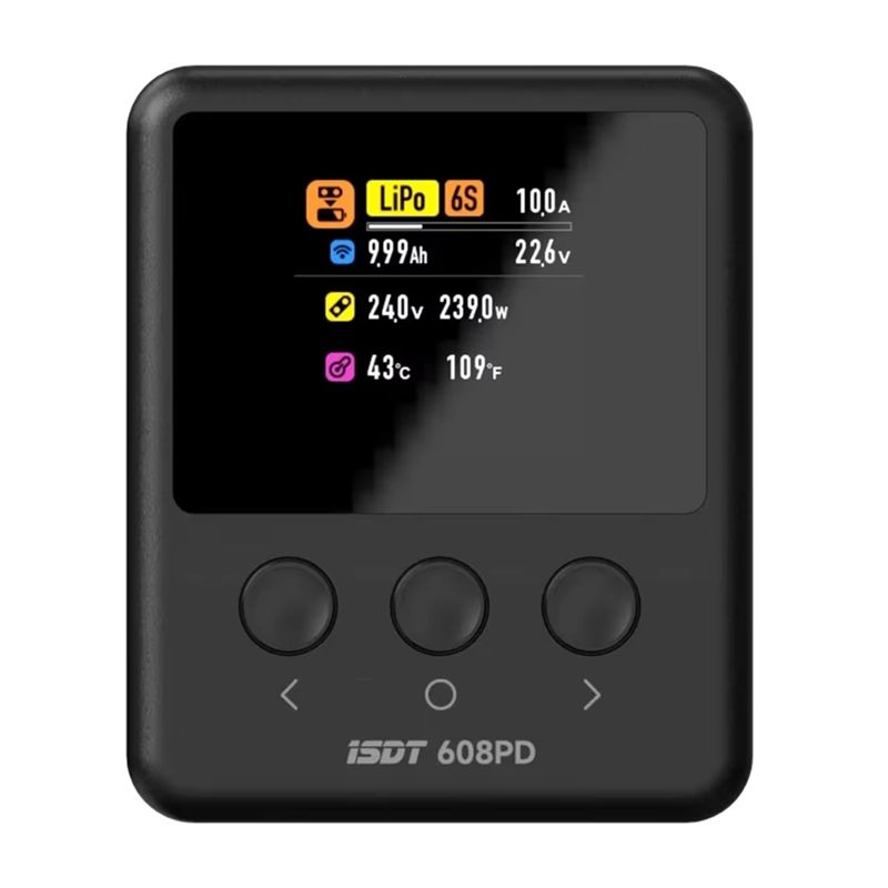 ISDT 608PD DC 240W/10A USB C 1 - Drone Battery Smart avis et prix