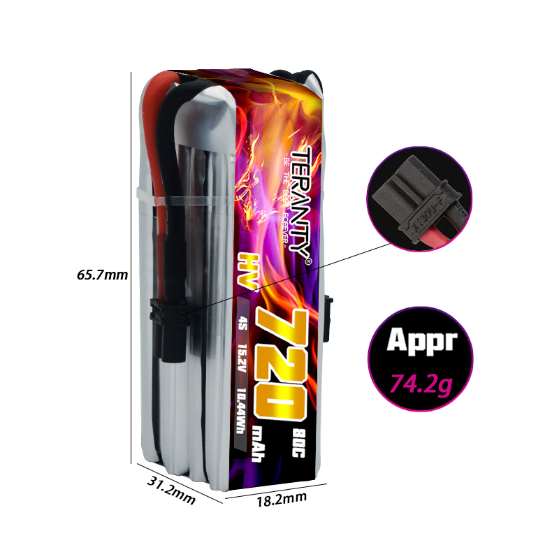 Batterie Lipo HV TERANTY 720mA - Drone Battery 4S avis et prix